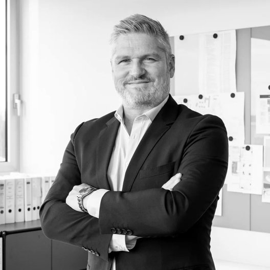 Portrait von Christoph Rock, Prokurist und Gesellschafter, Berk + Partner GmbH.