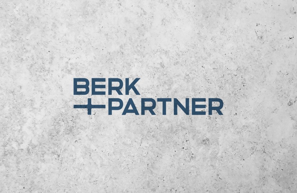 Referenzbilder Berk + Partner neue Corporate Identity, Logodesign, HFNR Hüfner Design, München.