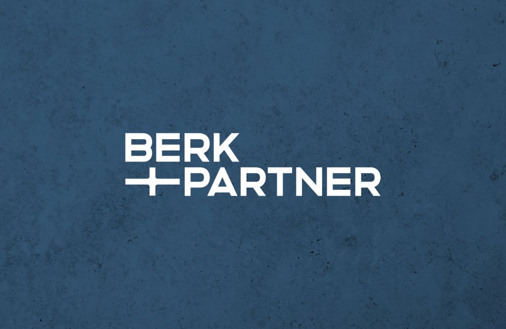Referenzbilder Berk + Partner neue Corporate Identity, Logodesign, HFNR Hüfner Design, München.