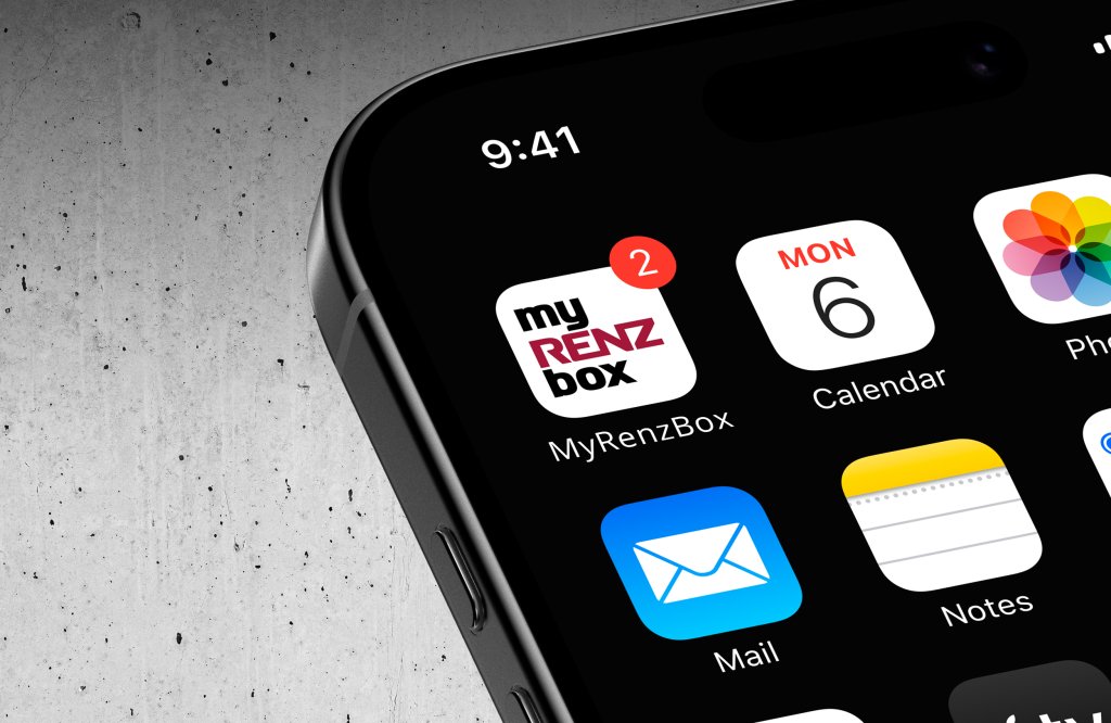 Referenzbild Renz, MyRenzBox App-Icon.