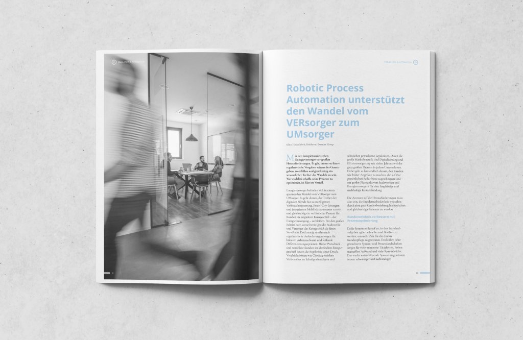 Referenzbilder Natuvion nVision, Editorial Design, Kundenmagazin, neue Corporate Identity, HFNR Hüfner Design, München.