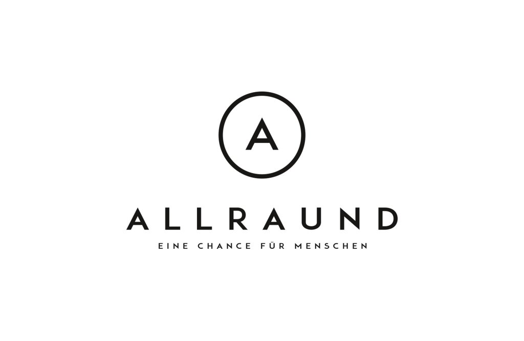 Referenzbild AllrAund neues Logo, Logoentwicklung, HFNR Hüfner Design, München.