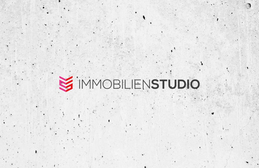 Referenzbild Immobilienstudio, Logo, neue Corporate Identity, Logodesign, Logoentwicklung, HFNR Hüfner Design, München.