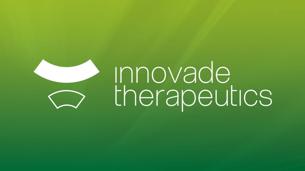 Referenzbilder Innovade Therapeutics Logo, Logodesign, neue Corporate Identity, HFNR Hüfner Design, München.