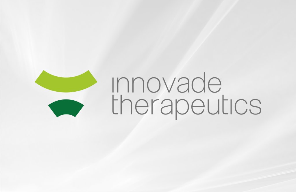 Referenzbilder Innovade Therapeutics Logo, Logodesign, neue Corporate Identity, HFNR Hüfner Design, München.