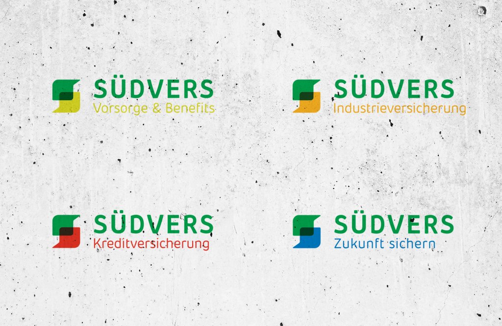 Referenzbilder Südvers Logo, neue Corporate Identity, Logodesign, Logoentwicklung, HFNR Hüfner Design, München.